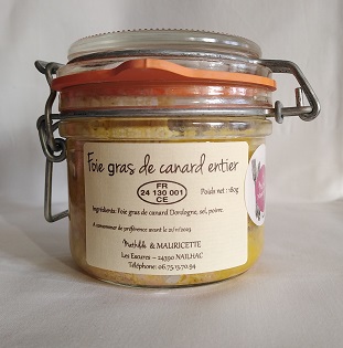 Foie gras de canard entier 190g