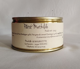 Pâté Mathilde au foie gras de canard